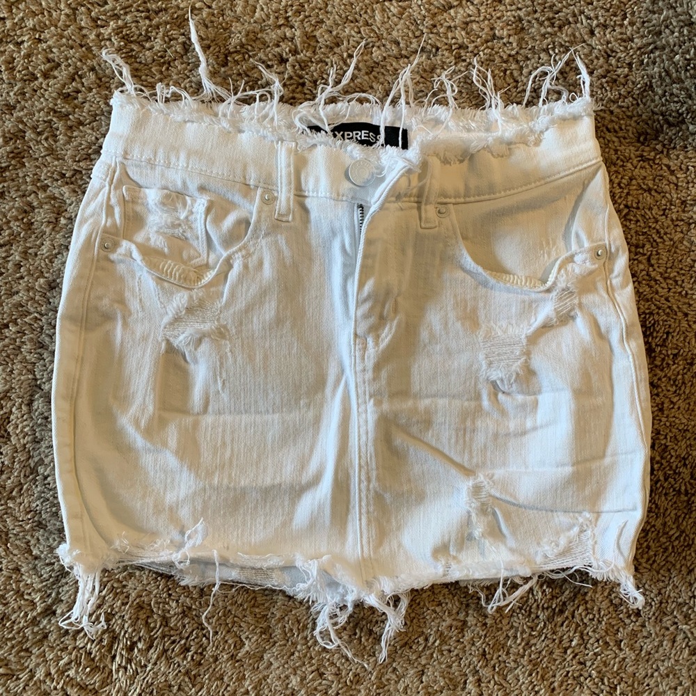 Express Denim Skirt Size 0